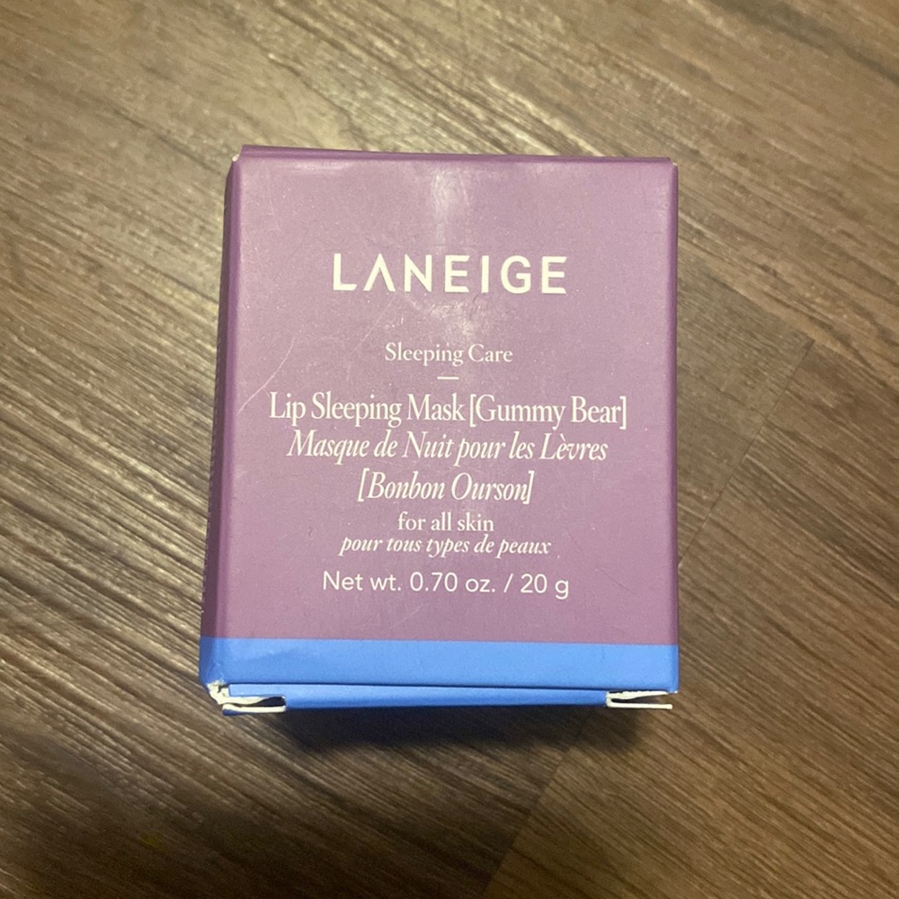 Laneige gummy bear lip sleeping mask